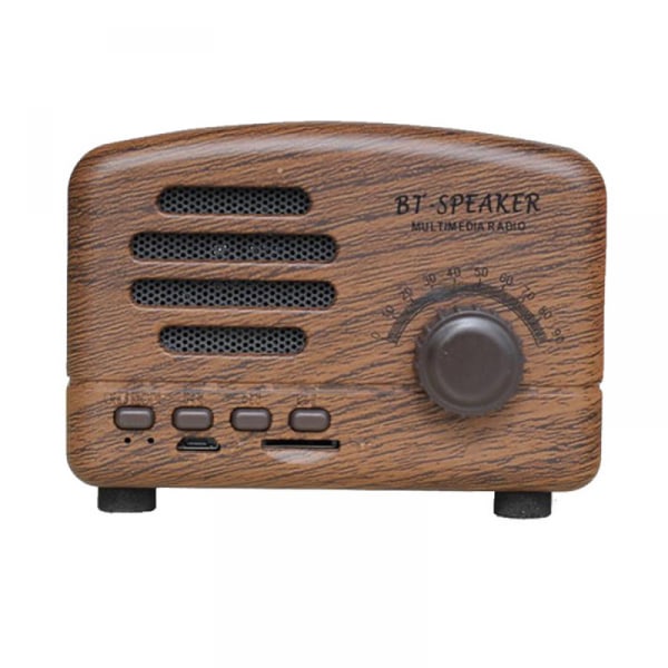 Bluetooth-stereohögtalare, förbättrad bas Retro Wireless Vint