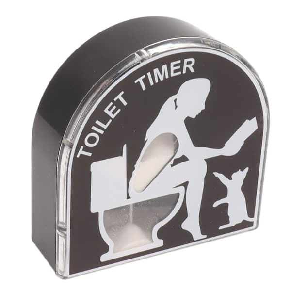 5 minutters toalett-timeglass - morsomt gave til kvinner - assistent for hjemmets tidsstyring