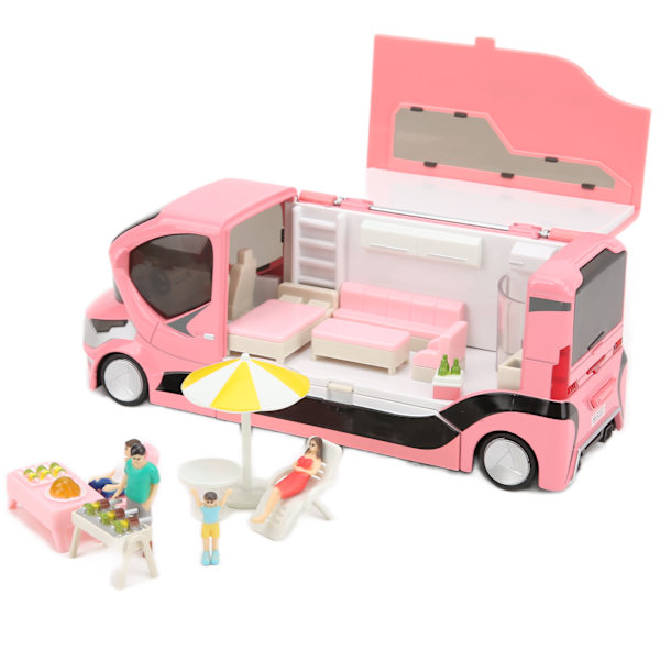 1:20 matkailulomalainen automalli malli seos teema kohtaus autolelut lahjat tytöille ja pojille Pink