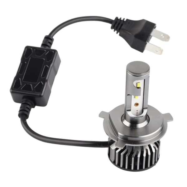 LED Bilfrontlys Super Lys Erstatning Bilfrontlys Pærer Kortslutning Beskyttelse Mini Auto Lamper H4