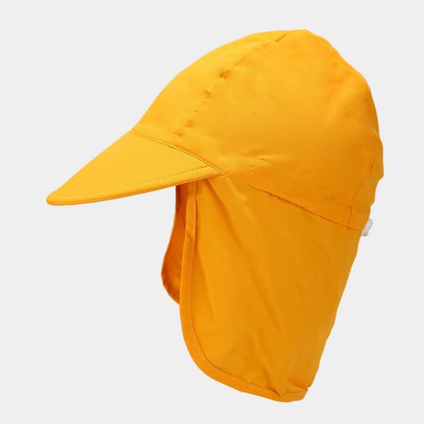 Barn Solhatt Utomhus Pojkar Flickor Lek Hatt Nackskydd UPF 50+ M Yellow