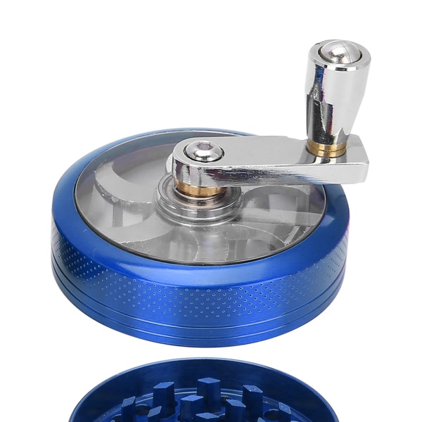 4-lags rygningsslibemaskine håndrystet zinklegering slibeværktøj 55 mm med magnetisk dæksel Blue
