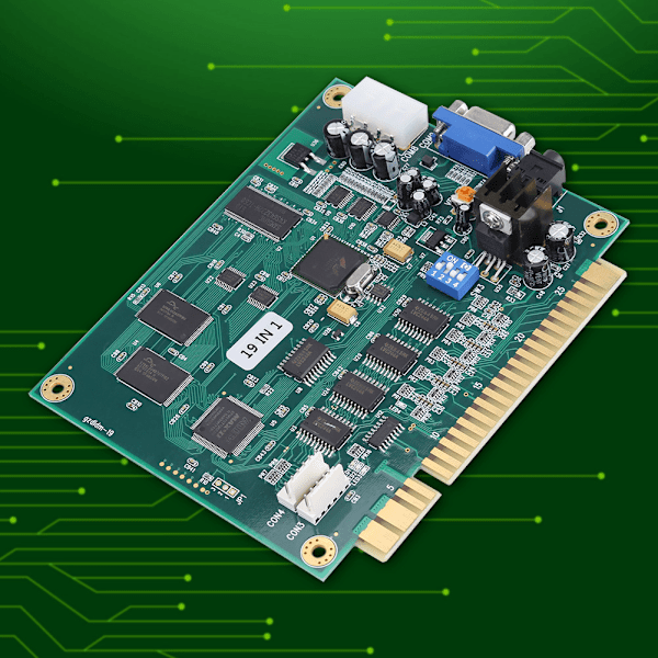 Klassisk 19 i 1 Multi Games PCB Video Board VGA Output til Arcade Maskine