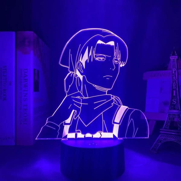 Attack on Titan 3D Anime Lampe Nat Levi Ackerman Illusion N