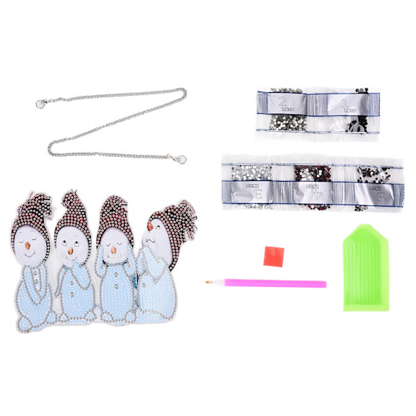 Rhinestone-riipus, hieno ja ainutlaatuinen DIY-maalaus, koristeellinen koriste-esine kodin oven ja seinän koristeluun