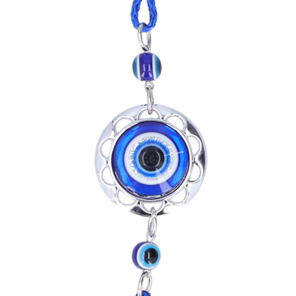 5 stk onde øyne anheng farget glasur blå dusk Utsøkt design Good Luck Evil Eye dekor for rom CarRound