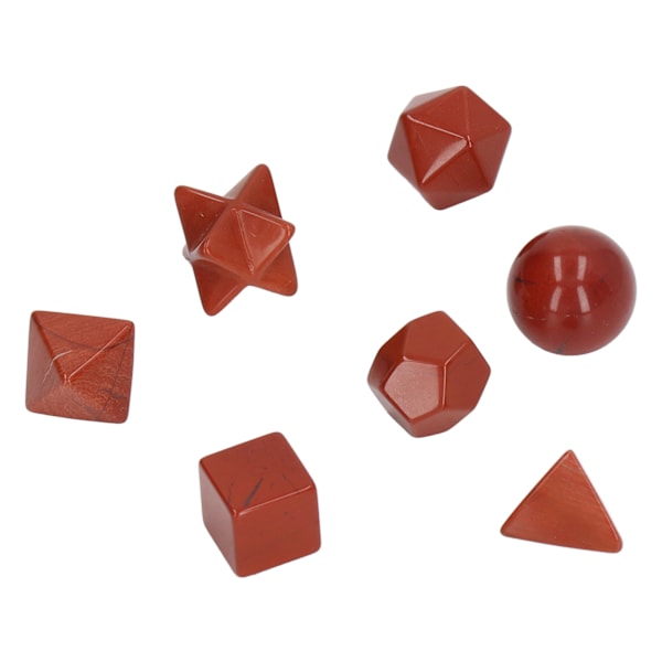 7 st chakra kristaller utsökta geometriska kristallstenar chakra healing kristaller kit för meditation hem inredning röd