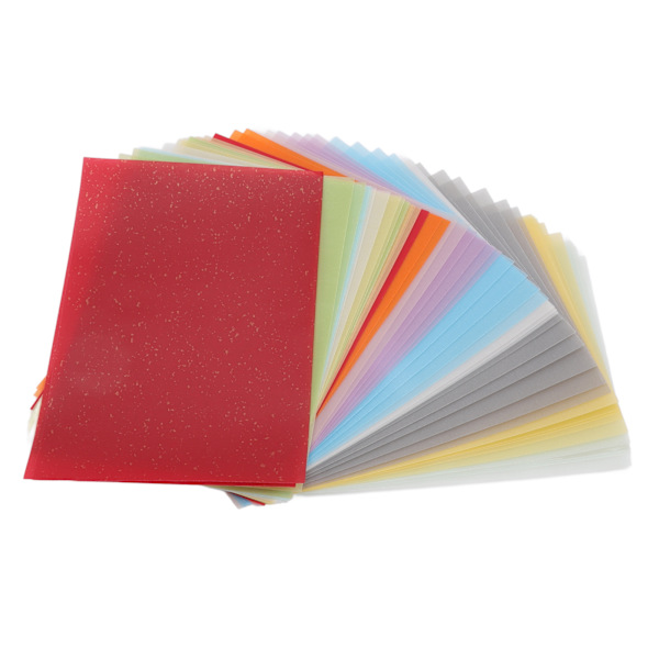 50 st färgat svavelsyrapapper 15x10cm rent papper hög styrka gummistämpelöverföringspapper för tryckning