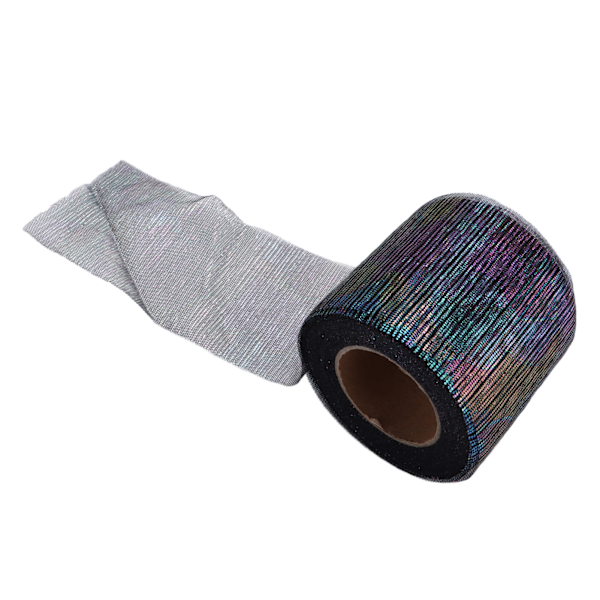 Tulle Rulle Symphony Line Mesh Rulle Manuell DIY Hårprydnad Bågnät Tygtillbehör Svart