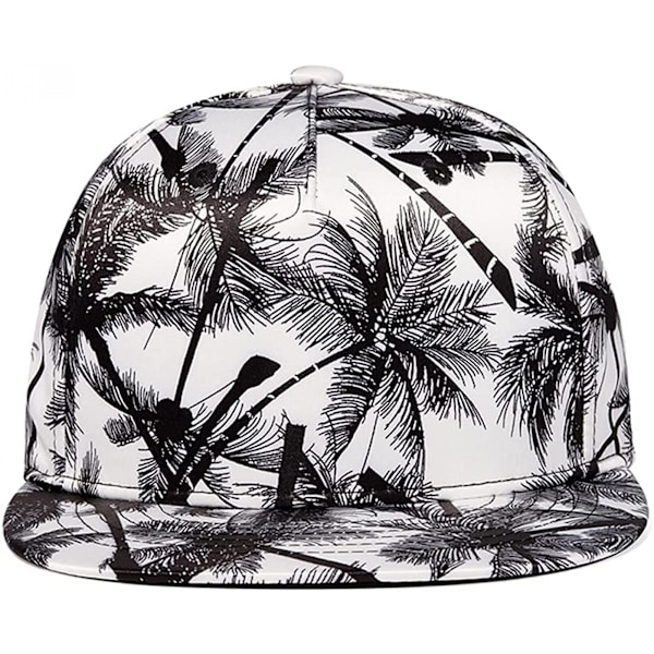 Klassisk Snapback-hatt Hip Hop Flat Bill Visor Cap - Unisex Annons J