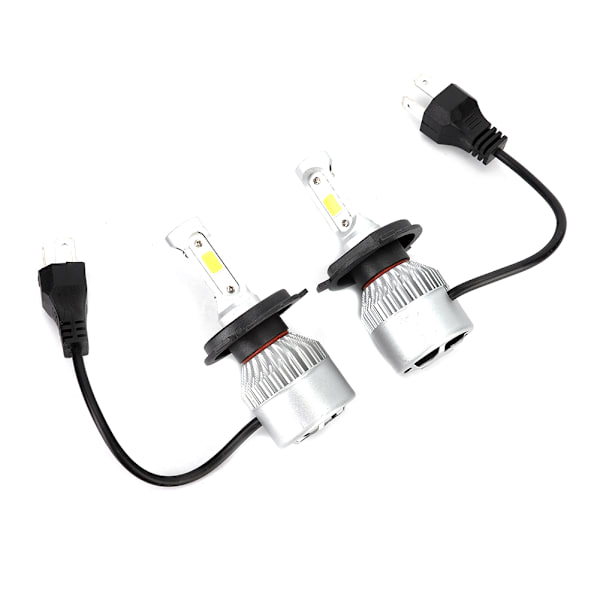 2 kpl H4 9003 1500W 225000lm Auton Universaali LED-Muunnosajovalokitti 6500K Valkoinen