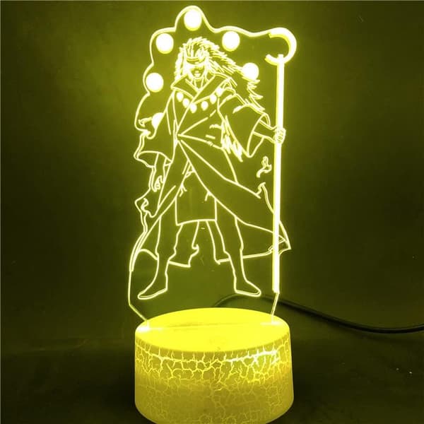 Naruto Kakashi Uchiha Sasuke 3D Illusion Natlampe Sm