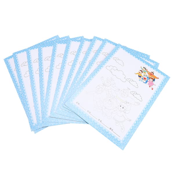10 st Scratch Paper Unik Hand Making DIY Målningspapper Scratch Ritbok