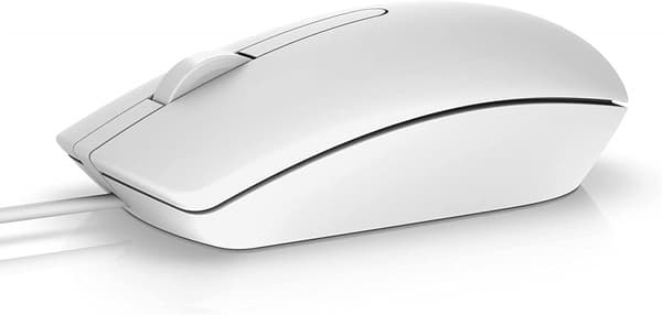 Kablet USB Mus Optisk USB Kablet Mus - Hvid