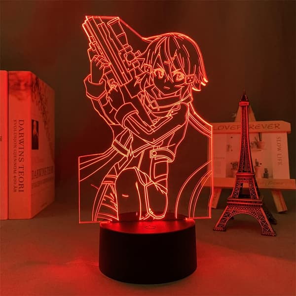 SAO Anime Figur LED Lys Søte Gutter & Jenter Julebursdag