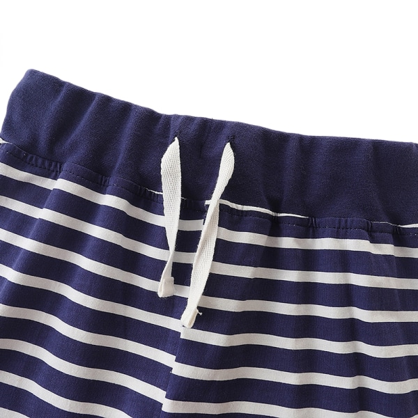 Pojkpyjamas set kortärmad sovkläder bomull 3T-7T, S