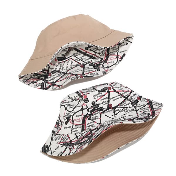 Unisex Print Dobbeltsidet Vendbar Bucket Hat