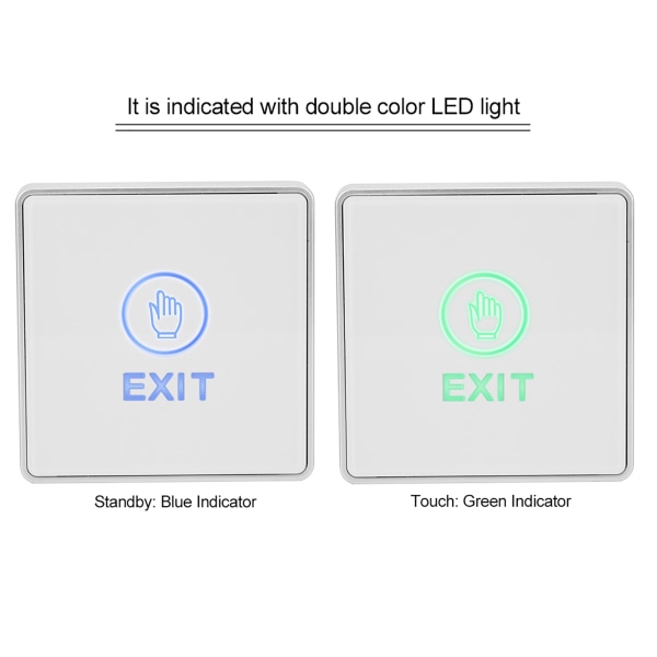 Touch Sensor Dør Adgangskontrol System Switch Hjemmesikkerhed Oplås Udgangsknap