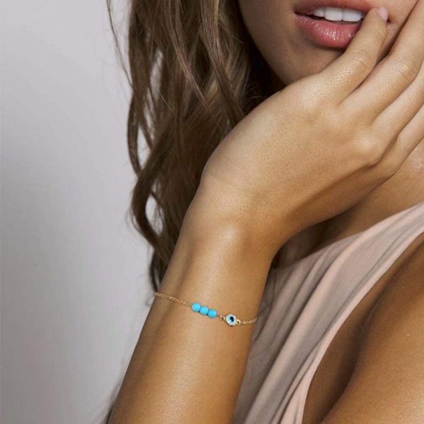 Wekity Delikat Guld Armband för Kvinnor, Justerbart Skiktat Armband
