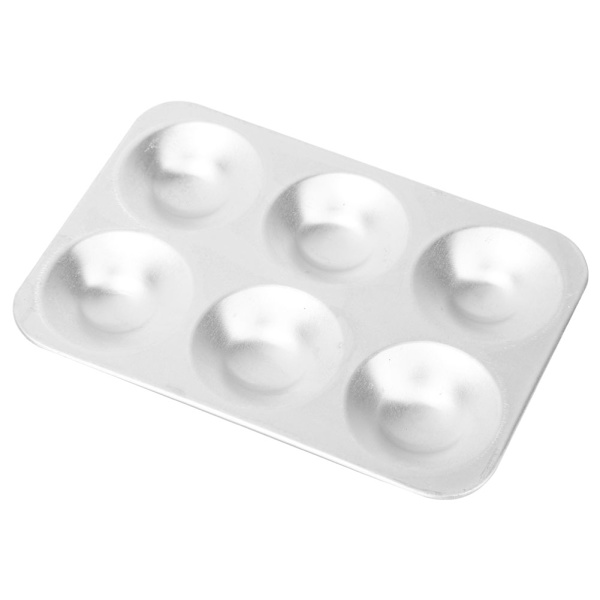 Aluminium Blandningsfärg Målningsbricka Konstnär Vattenfärgspalett Tillbehör för Student (#01)