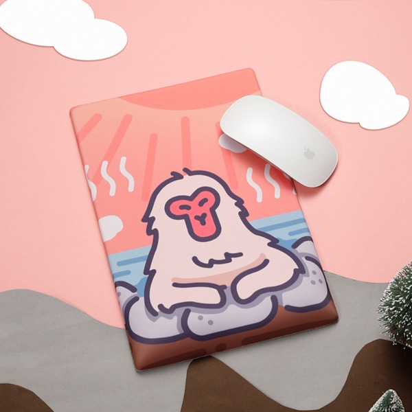 Musematte med håndleddsstøtte, laget av memory foam, ergonomisk støtte, enkel skriving og lindrer håndleddssmerter