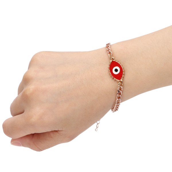 Evil Eye-armband Bred tillämplighet Lucky Tre färger Tillgängliga Damsmycken för dekoration Presentutdelning Red
