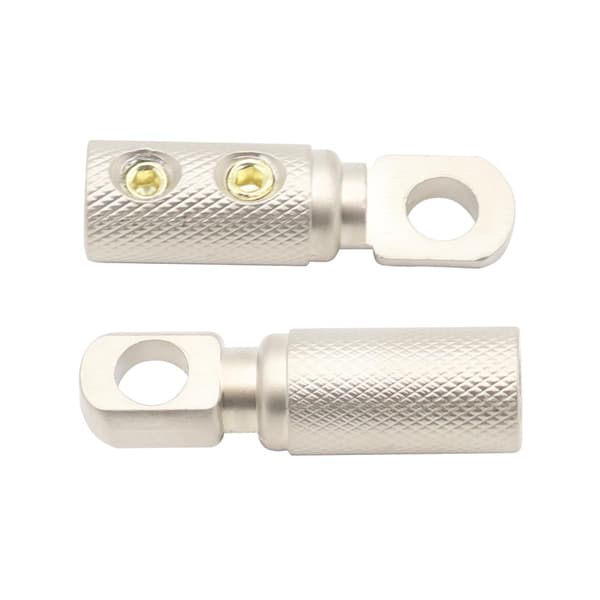 Kraftige 5/16\" ringterminalstik til sikre strøm- og jordforbindelser, 4 stk., sort 8GA-5/16 Ring 4PCS