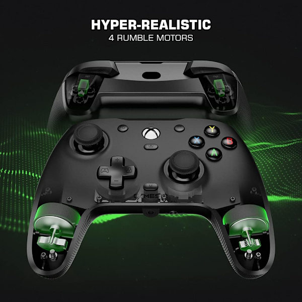 G7 Langallinen peliohjain Xbox Series X|S, Xbox One, Windows 10/11, PC-ohjainpeliohjain kartoitettavilla painikkeilla, 3,5 mm:n ääniliitin ja 2 vaihdettavaa
