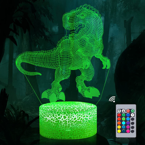 Dinosaur Toys Dinosaur Night Light 3D Dinosaur Lamp for Kids