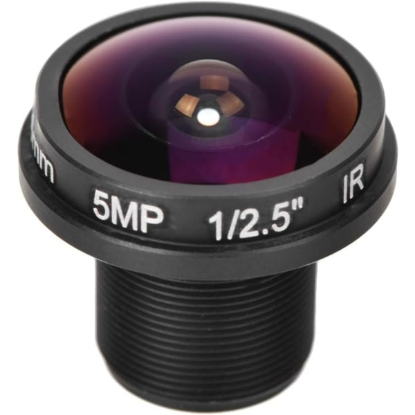 1,8 mm 180° vidvinkelobjektiv, HD 5 MP fisheye-visning CCTV vidvinkelkamera for CCTV-kameraer