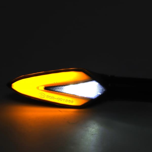 Par V-formede Blinklys Indikatorlampe Passer til Honda Motorsykkel