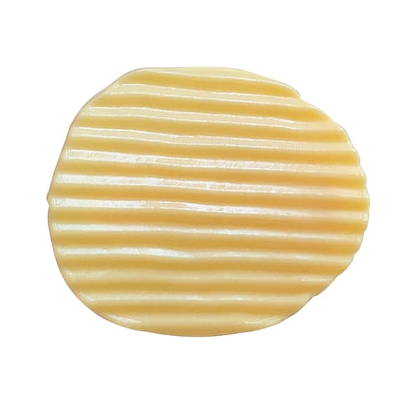 Søte potetgullklips multifunksjonelle minimalistiske holdbare bærbare potetformede potetgull morsomme forseglingklips oppbevaringsposeklips gul rund