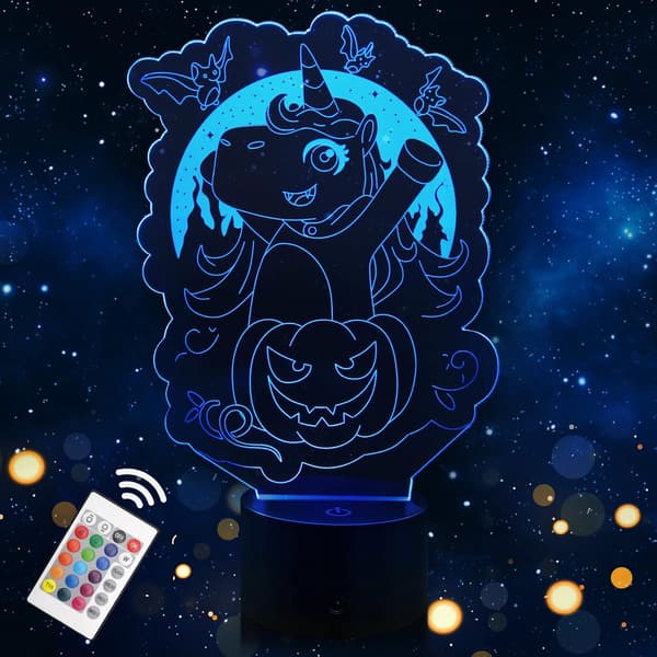 3D Fair Pixie Nattelys Gave til Jenter 1-8 År, Julepynt Innendørs for Hjemmet, Barnerom Lampe for Borddekorasjon, LED Fargeendring