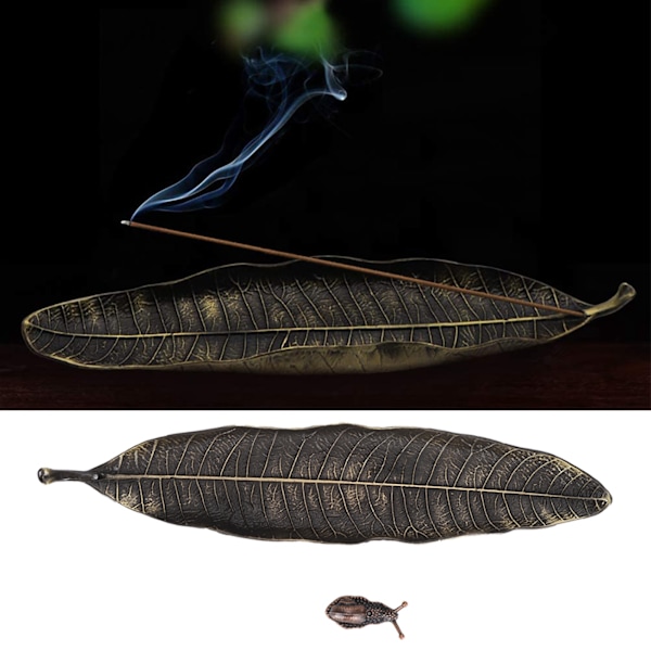 Røkelsespinner Blad Sneglskall Sandeltre Husholdning Te Rom Dekorasjon Ornamenter