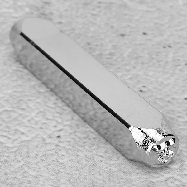 6mm 1/4\" Metall håndstempel design stansverktøy for DIY smykker utskjæring håndverk Tigerhode