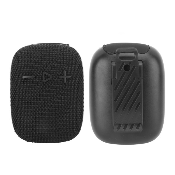 Bärbar Bluetooth-högtalare IPX7 Vattentät Mini Subwoofer med Stativ för Utomhuscykling Svart