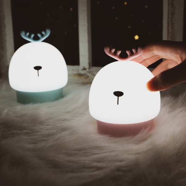 LED Sengelampe til Børneværelse med Touch, Formskiftende og Opladning
