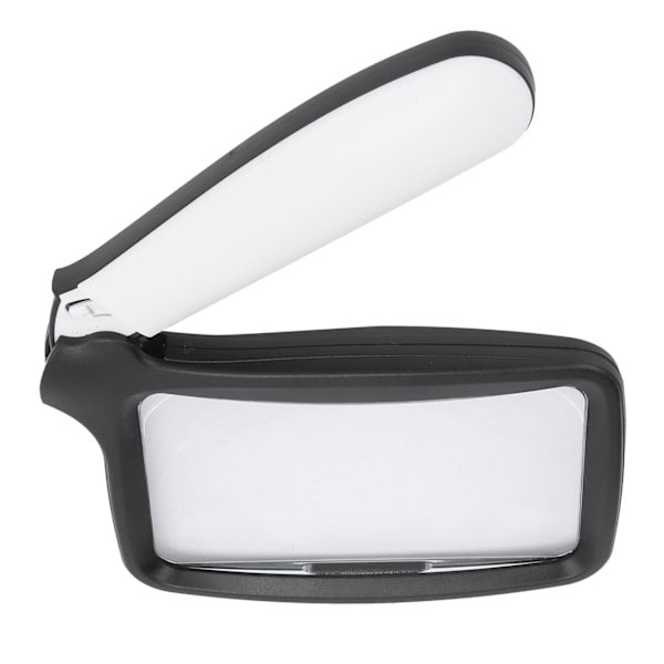 Forstørrelsesglass Foldable Håndholdt 5 LED-lys Høydefinisjon Akryl Lupe for Eldre Lesing Utskrift