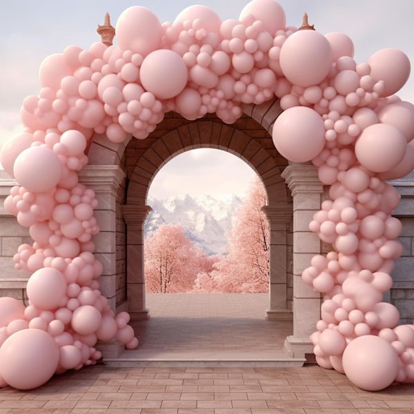130 stk. Pastel Pink Balloner Forskellige Størrelser 18\" 12\" 10\" 5\" Ballonbue Girlande Sæt Perfekt til Fødselsdagsfest, Graduering, Baby Shower, Bryllup, Helligdage Pastel Pink