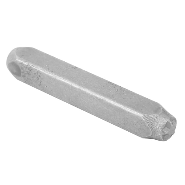 CR-V Stål Stjerneformet Hulstans 6mm Bredde 2,5'' Lengde for Lær Plast Metall