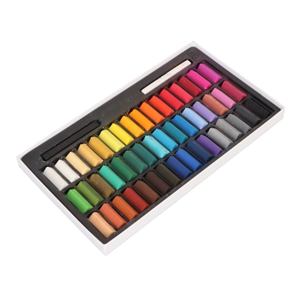 Bløde Pastelkridt 48 Farver Fade Resistant Bløde Tørre Pastelkridt til Kunsthåndværk Projekter Tegning Blanding Lagdeling Skygge