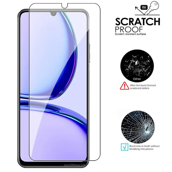 6in1 skyddsglasfodral för Realme C53 6,74in härdat glas för RealmI c 53 53c realmec53 skärmskydd kameralins