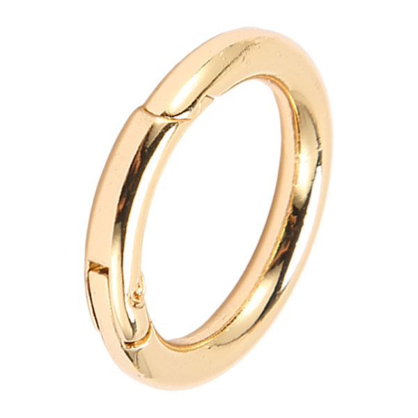 20 stk. fjederlåsringe - Moderne, elegante og innovative DIY kobberfjederlåsringe til halskæder, armbånd, ankelkæder og øreringe - Guld