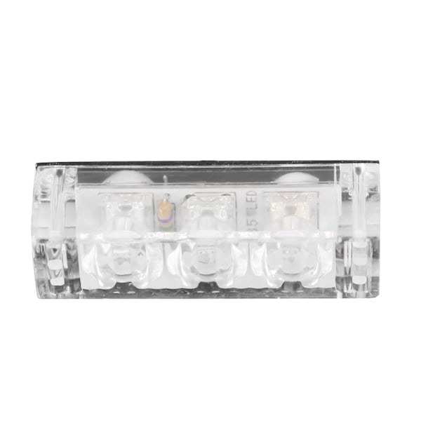 6*3 LED Nødlys Advarselslys Bil Instrumentbræt Blinkende Strobe Lys Lampe 1V6