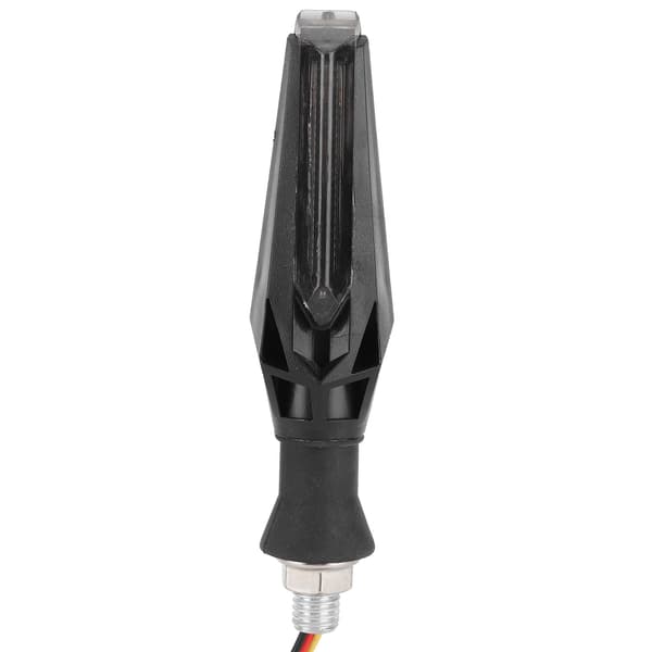 2 stk Motorsykkel LED Blinklys Dynamisk IPX66 Vanntett Universal M10 Blå og Gul Lys
