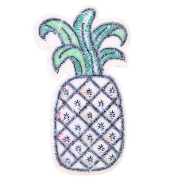 10 stk. DIY håndlavede madform syning broderi stof patches tøj tilbehør (ananas)