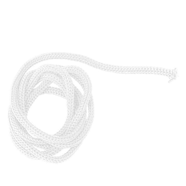 Polypropylenrep snöre flätat PP-sladd dragsko DIY handgjord kläddekoration (vit, 900D)