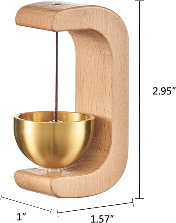 2 STK Magnetisk Dørklokke med Ding Ding-lyd for Døråpning, Butikk 2PCS