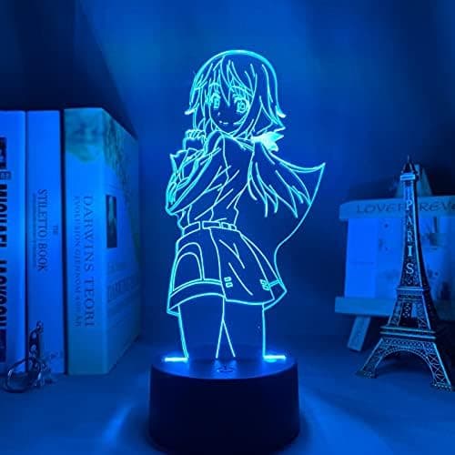 Stor Størrelse Bloom Into You Yuu Koito LED Nattlys for Seng