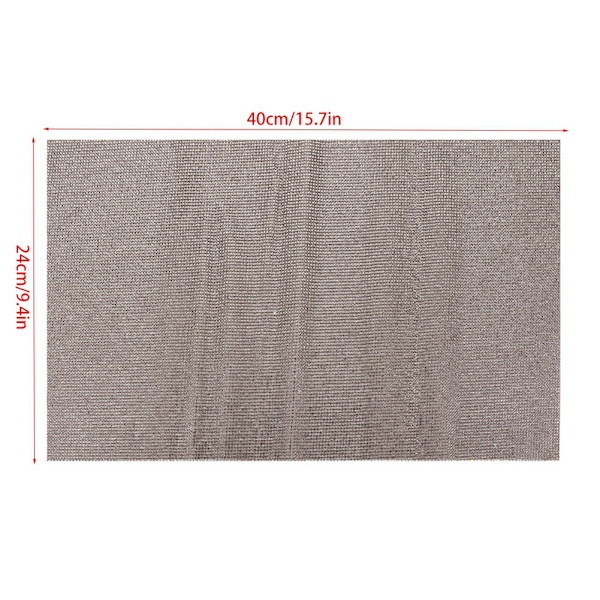 24*40cm Självhäftande Glas Kristall Trim Rhinestones Mesh Kläder Applikationer(Transparent Grå)